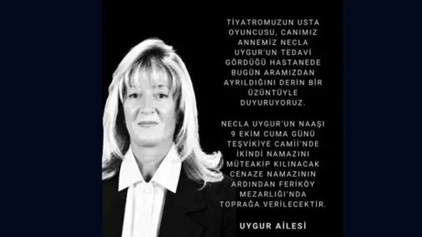Tiyatronun usta ismi Necla Uygur 89 yaşında hayata veda etti - Resim : 1