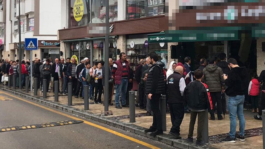 Bedava döner kuyruğu, yarım ton dağıtıldı