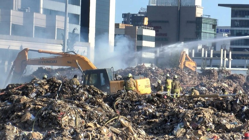 İstanbul'daki fabrika yangını 26 saat sonra söndürüldü