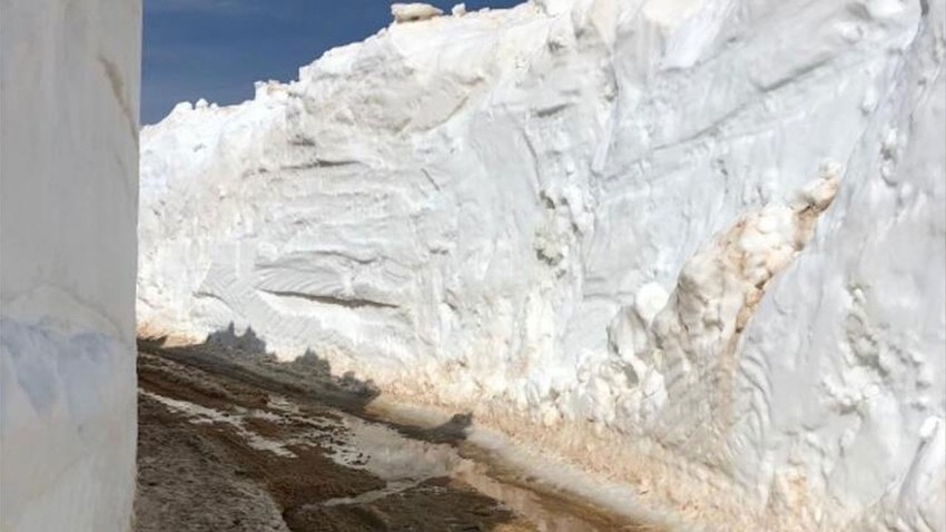 Antalya Valisi paylaştı: Metrelerce kar var!