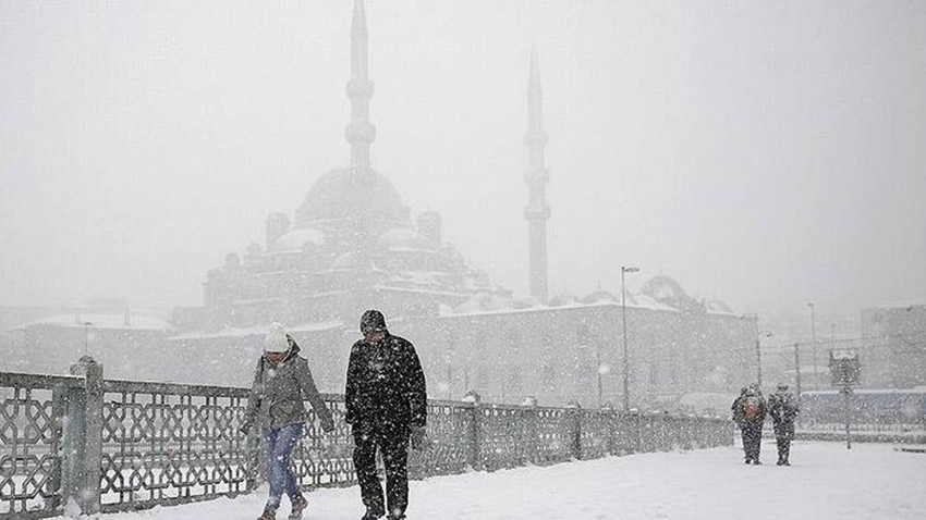 Meteoroloji saat verdi, Kar başlıyor!