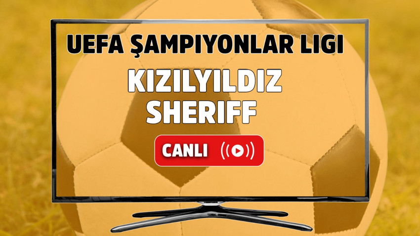 Kızılyıldız – Sheriff Canlı Maç İzle