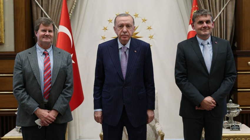Erdoğan TOGG'un ortağı Farasis CEO'sunu kabul etti