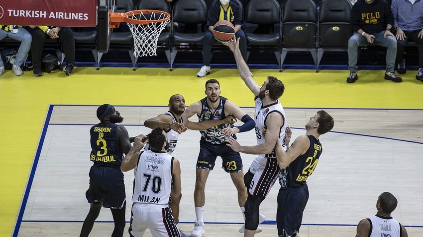 Fenerbahçe Beko, evinde ağırladığı Olimpia Milano'ya 68-43 mağlup oldu