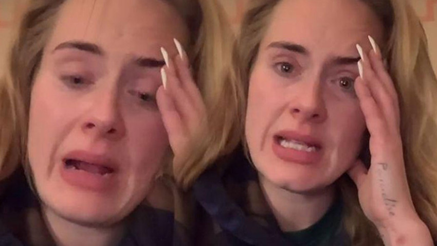 Adele kötü haberi gözyaşları içinde duyurdu