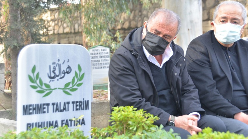 Fatih Terim, babasının kabrini ziyaret etti