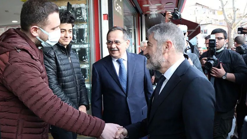 Bakan Nebati'den Samsun'da esnaf ziyareti