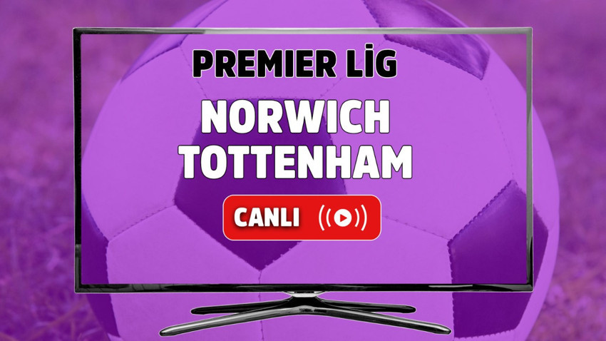 Norwich Tottenham canlı izle