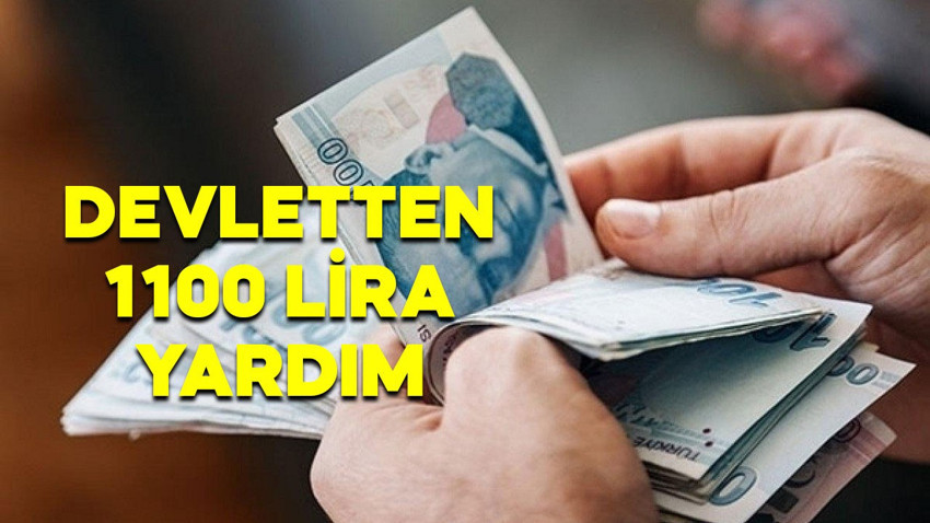 Milyonlarca aileyi ilgilendiriyor! 1100 lira yardı