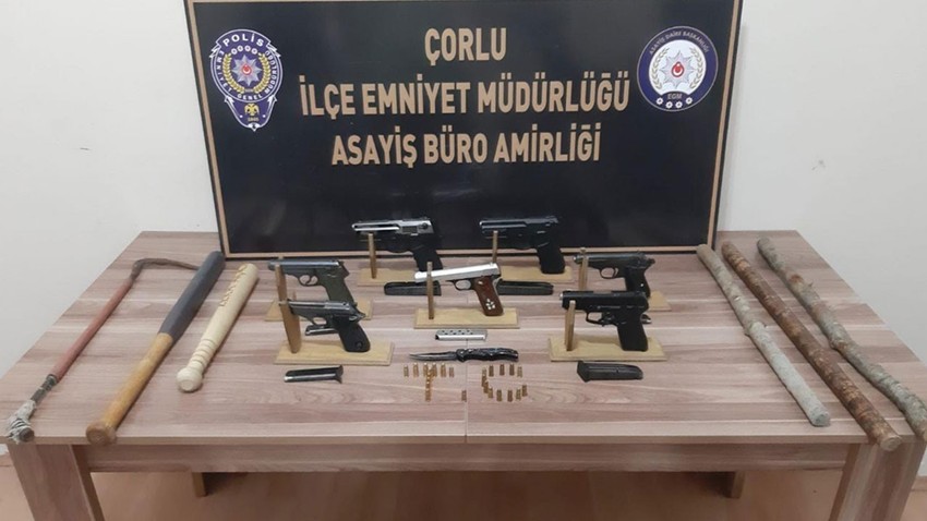 Tekirdağ'da silahlı ve sopalı kavgada 2'si polis 10 kişi yaralandı