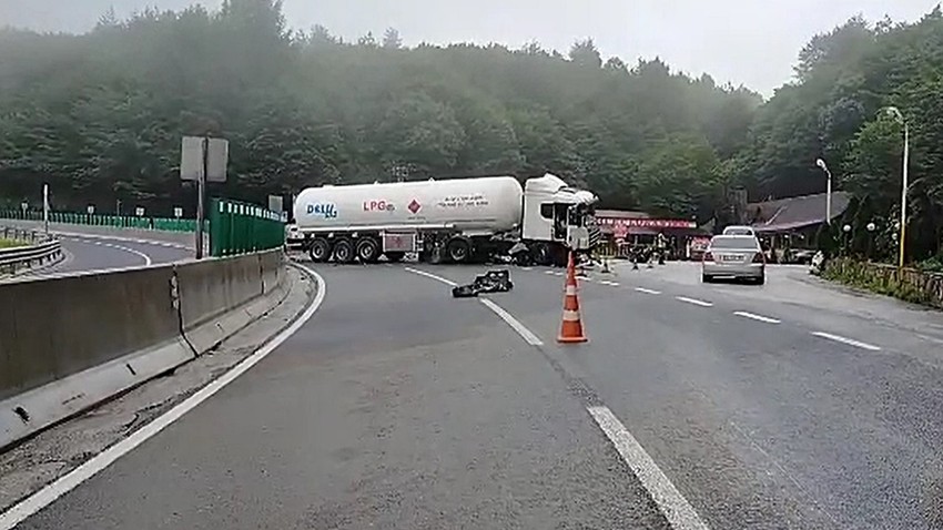 Bolu Dağı'nda tanker kazası! Ankara yönü kapandı