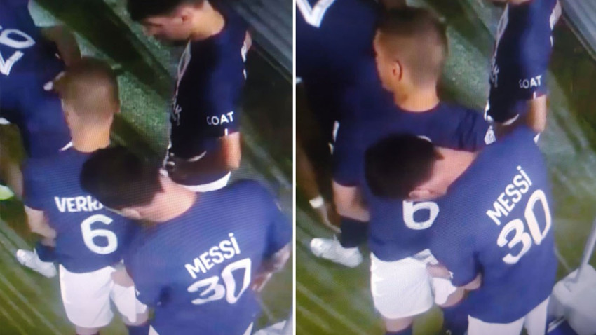 Messi'den, Verratti'yi şoke eden hareket!