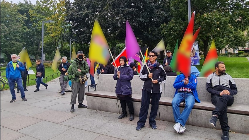 İsveç'ten yine skandal görüntüler! Türkiye aleyhine sloganlar attılar