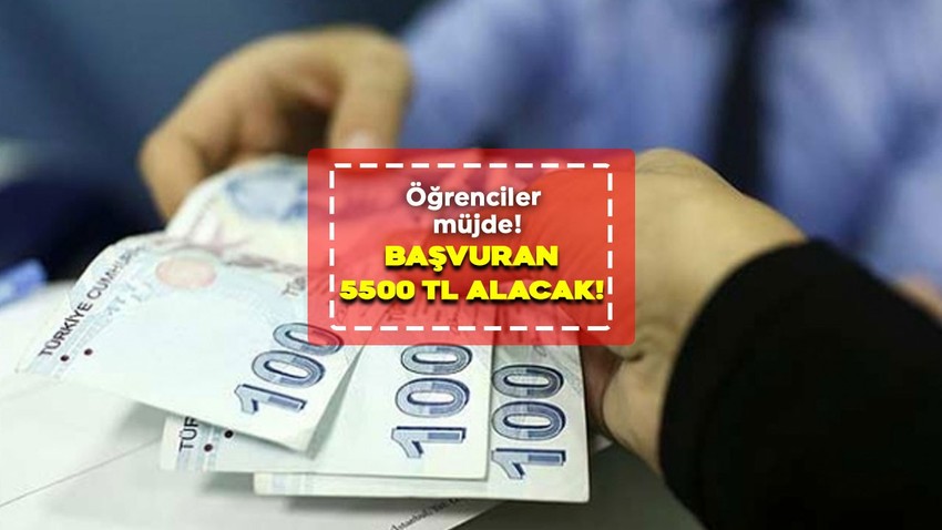 Öğrenciler dikkat! 5500TL burs olanağı başladı!