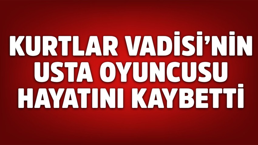 Kurtlar Vadisi'nin usta oyuncusu hayatını kaybetti!