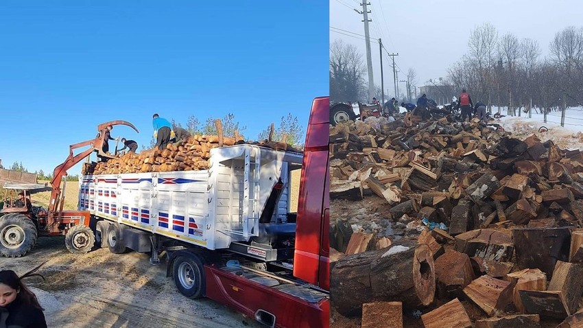 Bakanlıktan depremzedelere 24 bin 455 ton yakacak odun