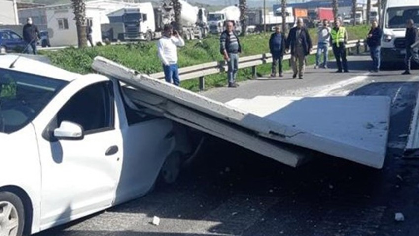 Trafik ışıklarında yürekleri ağza getiren kaza