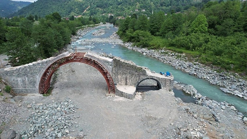 400 yıllık tarihi taş kemer köprü restore ediliyor