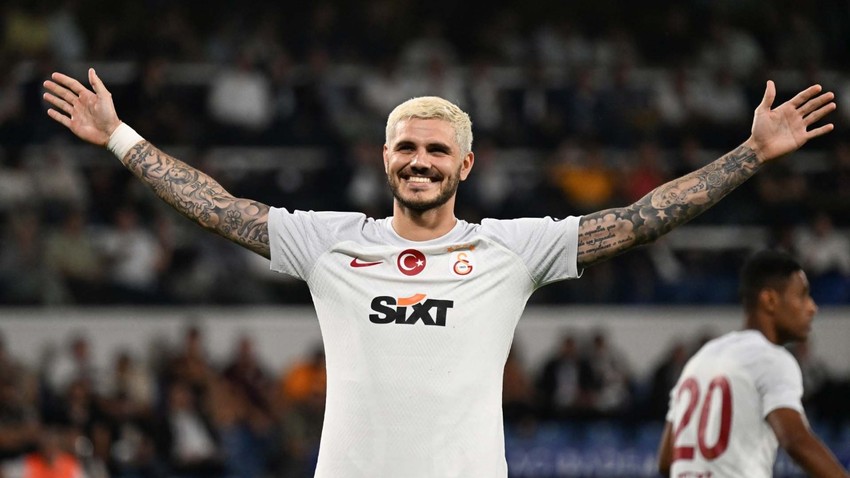 Galatasaray’ın yıldızı Icardi durdurulamıyor! Attığı golle tarihe geçti!