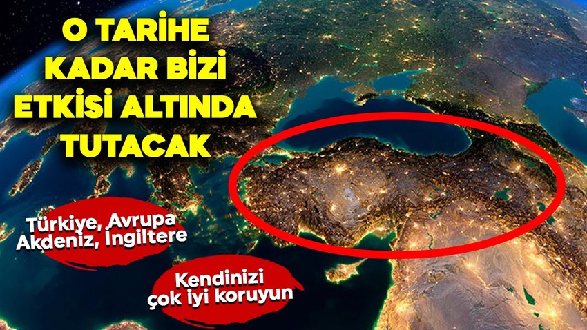 Avrupa, Akdeniz, İngiltere ve Türkiye onun etkisi altına girdi. 14 Ekim'e kadar devam edecek. Herkes kendini iyi korusun