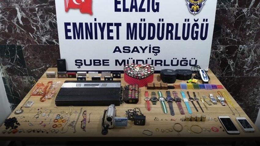 Elazığ'da asayiş uygulamasında 3 şüpheli tutuklandı