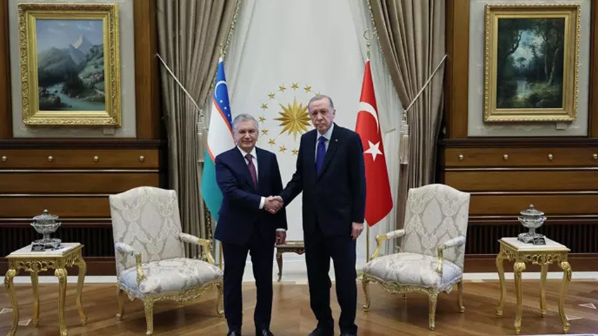 Özbekistan Cumhurbaşkanı Mirziyoyev Ankara'da! Masada kritik konular var!