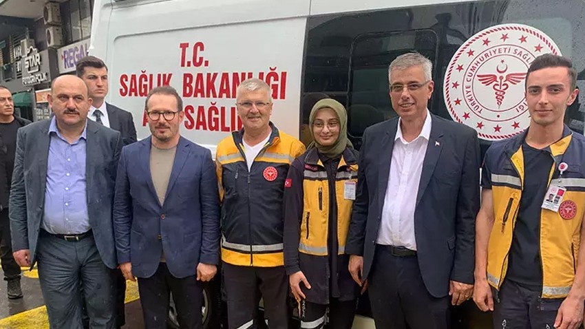 Bakan Memişoğlu Rize'de! 'Şehir Hastanesi’nin inşaatı başladı'