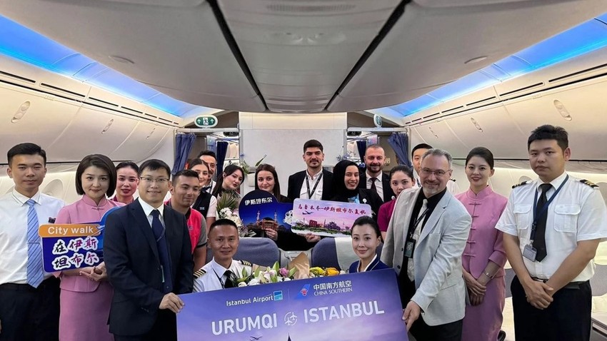 Çin'in en büyük havayolu şirketi China Southern, Urumçi-İstanbul seferlerine yeniden başladı!