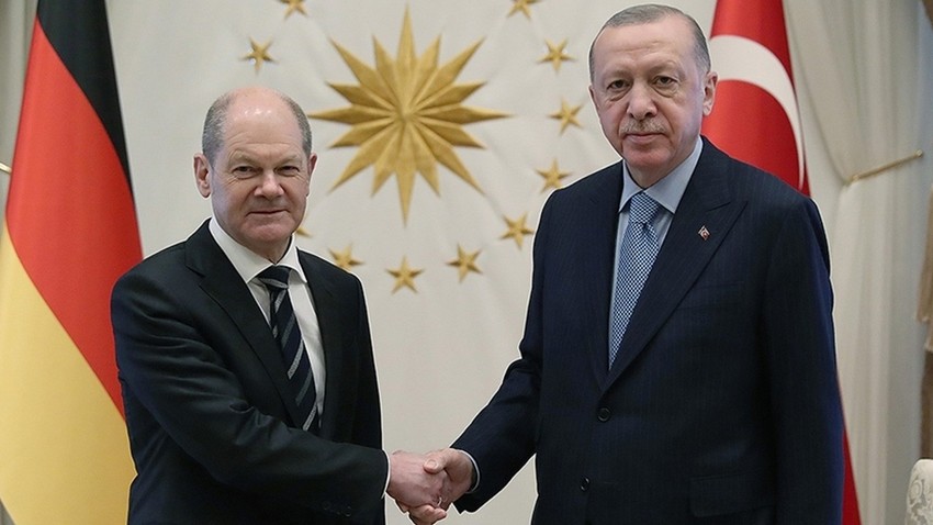 Cumhurbaşkanı Erdoğan, Almanya Başbakanı Scholz ile görüştü: Gündem Suriye