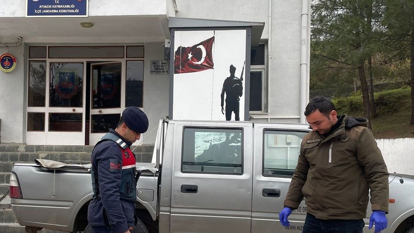 Samsun’da jandarma ekipleri devriye gezdiği sırada o hayvana rastladı. Detayı görünce ekip otosundan indiler