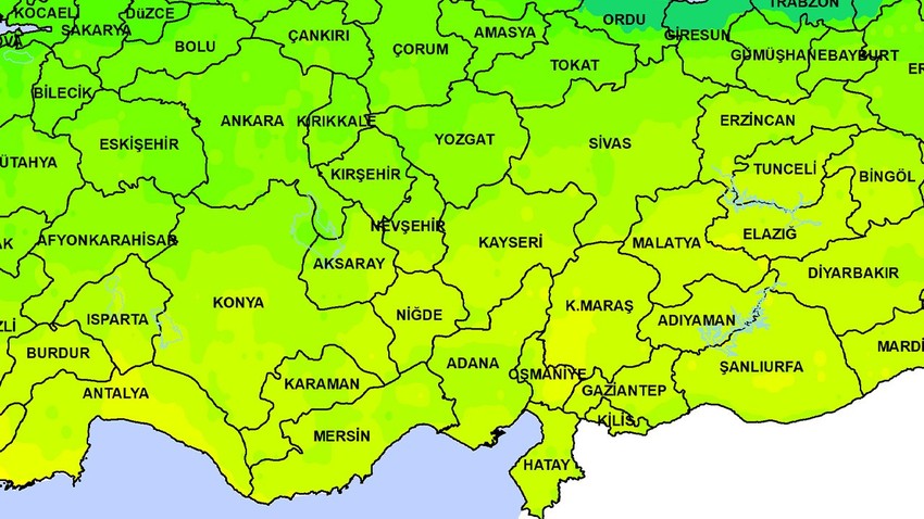 Orta Akdeniz üzerinden Türkiye'ye giriş yaptı. Pazarı da perişan edecek Hatay, Adana, Antalya, Osmaniye, Mersin dikkat