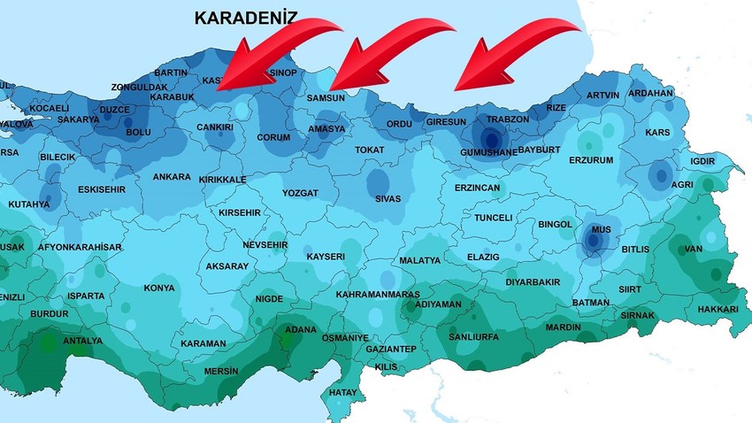 Türkiye'ye Kırım üzerinden cumartesi gecesi giriş yapacak. Pazar da etkili