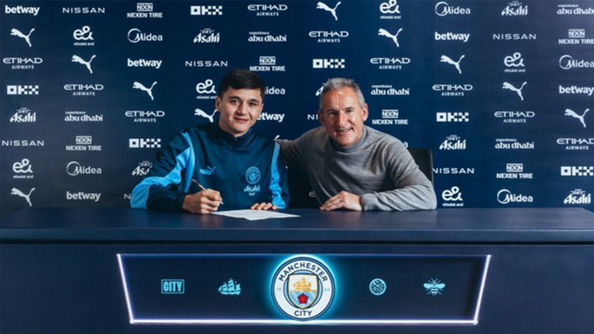 Manchester City yeni transferini açıkladı