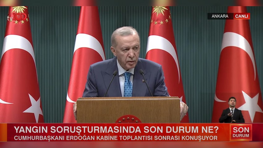 Cumhurbaşkanı Erdoğan kabine toplantısı sonrası konuştu: "Acımız da öfkemiz de büyük, sorumlulardan hesap sorulacak"