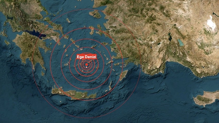 Ege Denizi'nde büyük deprem: İzmir ve Aydın'da da hissedildi