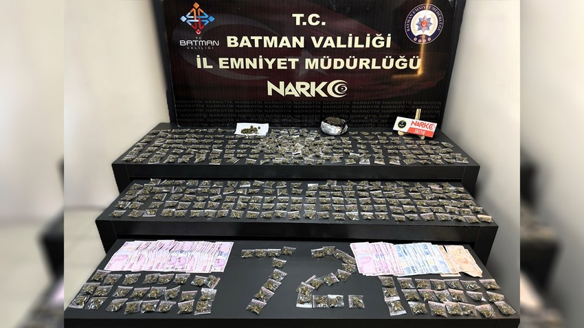 Batman'da uyuşturucu operasyonu! 460 paket uyuşturucu ele geçirildi: 1 tutuklama