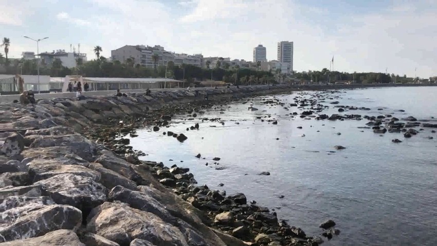 İskenderun'da endişelendiren görüntü: Deniz çekildi