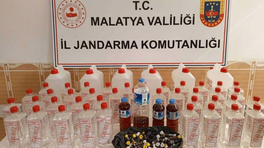 Malatya'da sahte alkol operasyonu: 1 kişi gözaltına alındı!