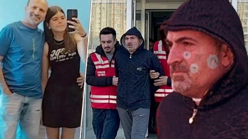 13 yaşındaki kızını boğarak öldürmüştü! Cani babanın yüzündeki tırnak izleri vahşeti gösterdi