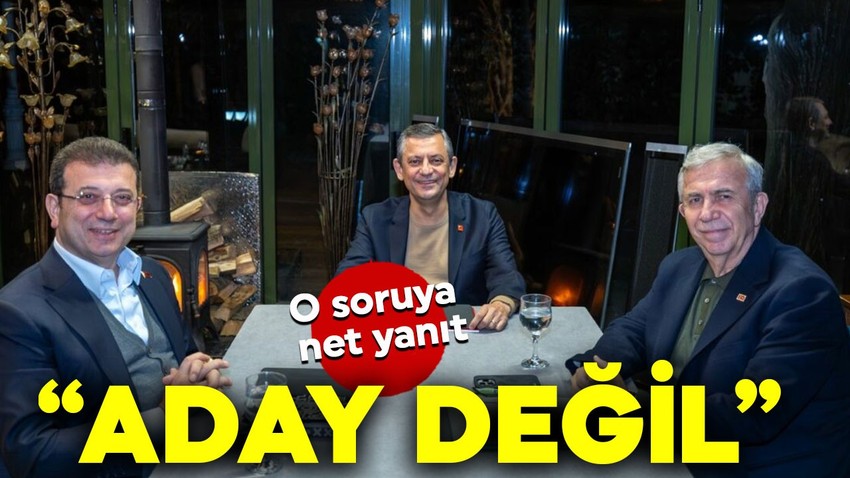 Ekrem İmamoğlu'ndan 'Mansur Yavaş' açıklaması: Aday değil