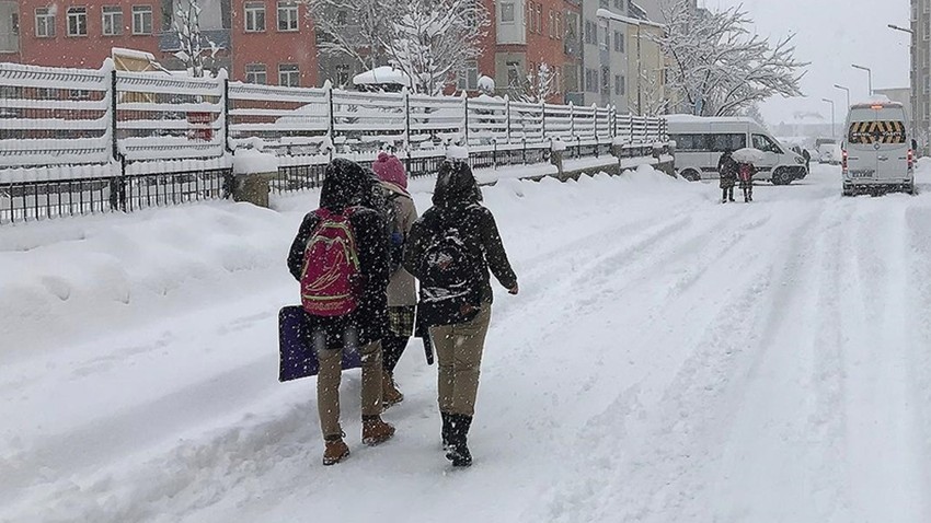 Eğitime kar engeli!  14 Şubat Cuma günü hangi ilde okullar tatil edildi