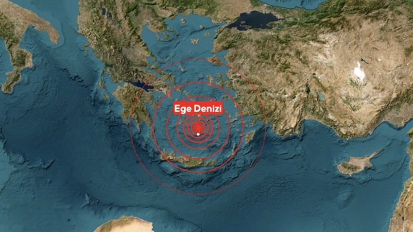 Ege Denizi'nde iki dakika arayla korkutan depremler! Olağanüstü hal ilan edildi