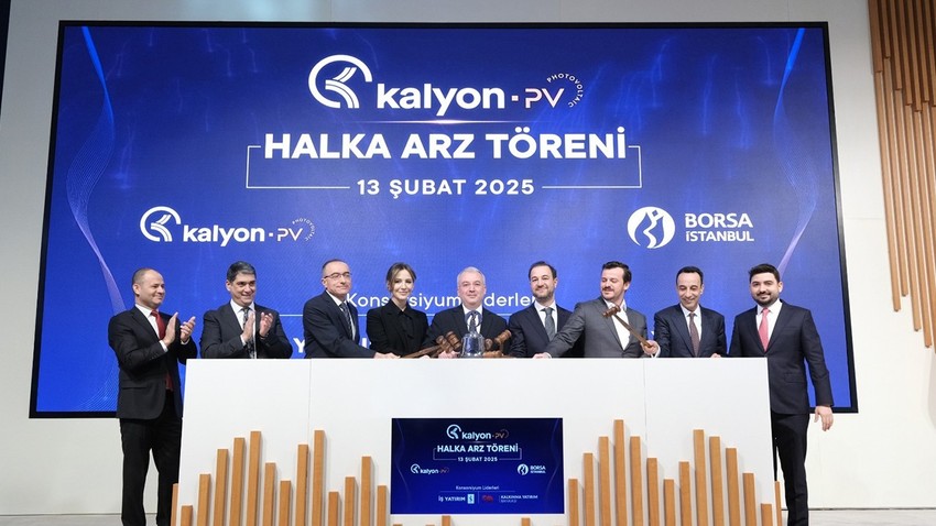 Borsa İstanbul’da gong Kalyon PV için çaldı!  “Kalyon Güneş Teknolojileri, dünyadaki sayılı tesislerden biri haline geldi"