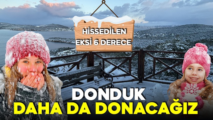 Donduk, daha da donacağız! Kar yağışı devam ediyor! Hissedilen sıcaklık eksi 6'ya düştü! En soğuk akşam geliyor!