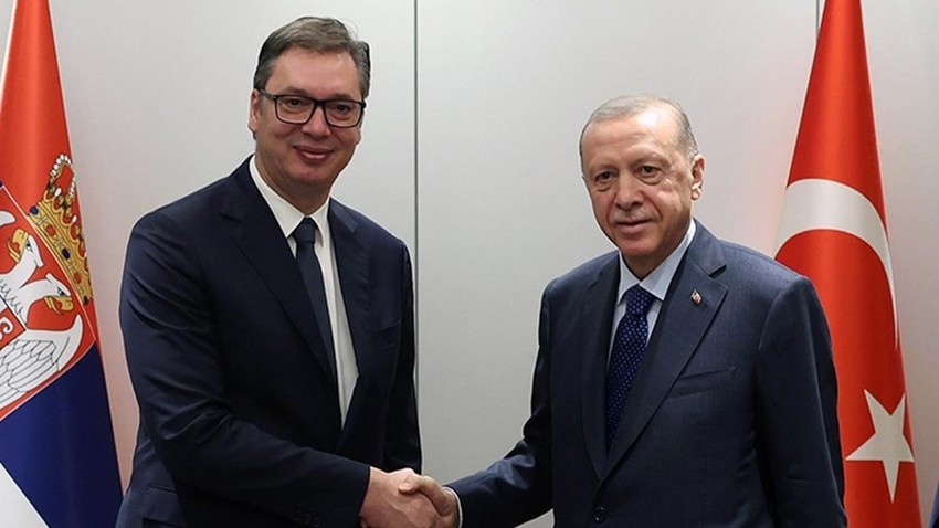 Cumhurbaşkanı Erdoğan, Sırbistan Cumhurbaşkanı Vucic ile görüştü