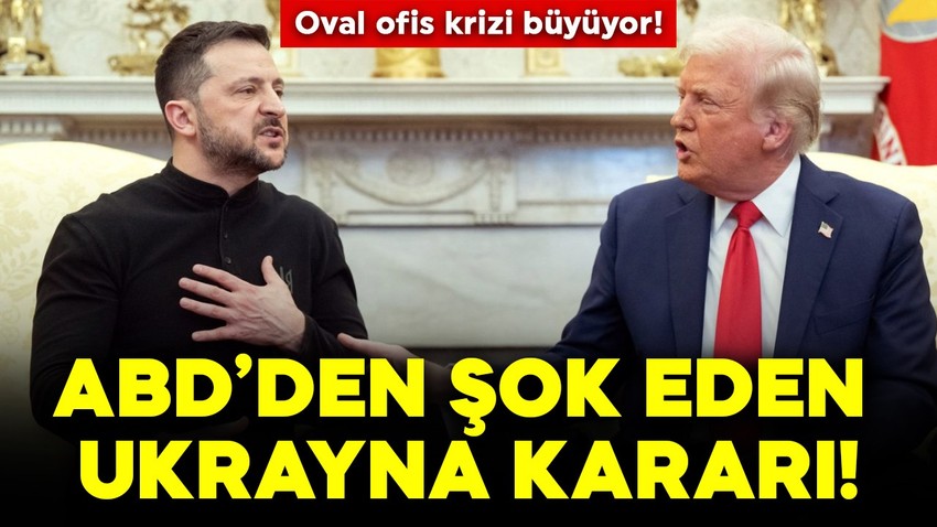 Oval Ofis krizi büyüyor! ABD'den şok eden Ukrayna kararı! O yardımları durdurdular