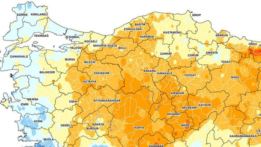 Marmara'ya yüzde 96.95 gece uyarısı verildi... Tarih de Marmara için verildi... Çarşamba günü bir başlayacak, o tarihe kadar hiç durmadan sürecek