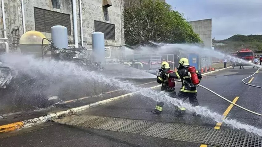 Tayvan'da nükleer santralde yangın