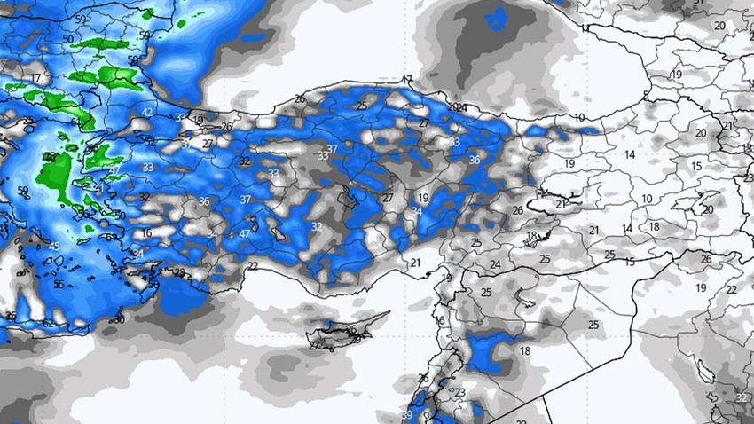 Marmara'da perşembe günü başladı, cuma, cumartesi ve pazar da etkisini gösterecek. Pazartesi yerini bir anda başkasına bırakacak. Yüzde 89.90.91 kesin