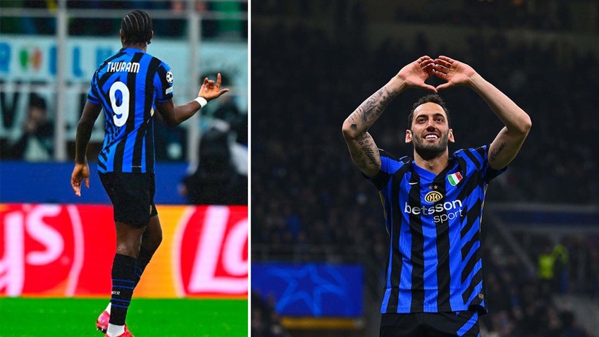 Hakan Çalhanoğlu gol attı! Inter, Devler Ligi’nde çeyrek final biletini kaptı!